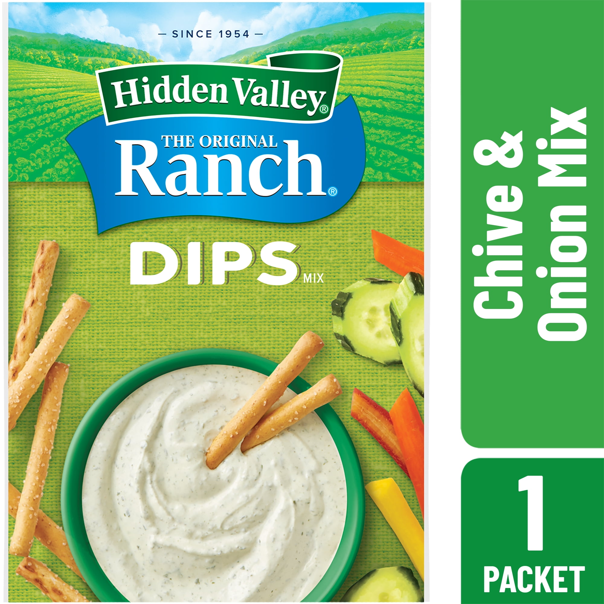 Hidden Valley Chive & Onion Dips Mix, Gluten Free 1 Packet