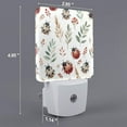 thumbnail image 2 of Fuzoiu Watercolor Ladybug Print Dusk to Dawn LED Night Light with Light Sensor, Energy-Efficient Touch-Safe Night Lamp for Home, Office, and Kids' Rooms-UK, 2 of 7