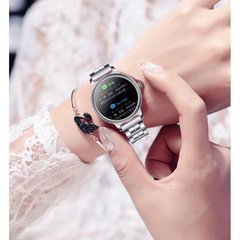 Silver ladies store smart watch