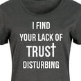 thumbnail image 3 of Instant Message - Lack Of Trust Disturbing - Women's Any Way Dress, 3 of 6