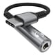 thumbnail image 5 of Tholdsy Adaptador para teléfono inteligente de tipo c a 3,5 mm, portátil, 0 retraso, flexible, anodizado, llamada de voz, transmisión en Gris 2piezas, 5 of 6