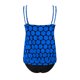 thumbnail image 3 of Trajes de Baño de Corte Alto para las Mujeres sin Mangas Impresión Push-Up Traje de Baño Acolchado Conjuntos de Blusa, Trajes de Baño de Cintura Alta para las Mujeres, 3 of 5