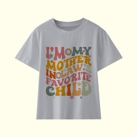 

Summer Savings Clearance! Edvintorg 3-14Years Letter Print Boys Girls T Shirt Summer Children Kids Clothes Shorts Sleeve O-Neck Cotton Tops Tees Kids Clothes Boys