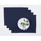 thumbnail image 1 of Mantel Solino Home Classic con dobladillo azul marino, 36 x 48 cm, juego de 4, 1 of 6