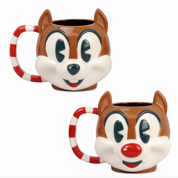 Disney Chip and Dale Holiday Mug Set Christmas Coffee Mug New