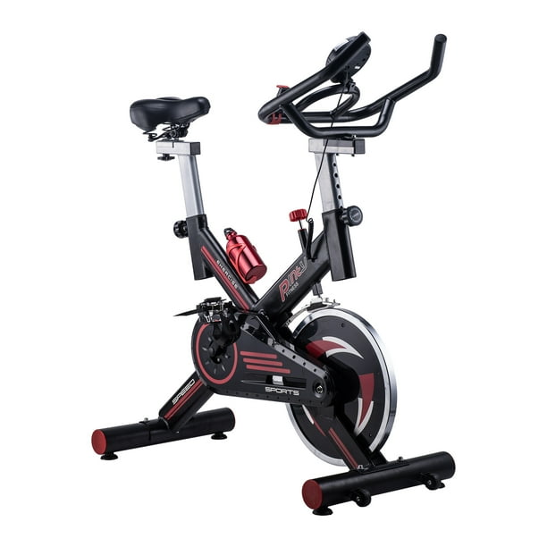 Stationary Exercise Bike Indoor Workout Upright Gym Cycling With Screen For Health Fitness Fully Adjustable Walmart Com Walmart Com
