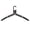 Black, variant on YIGOUMY - Orange Foldable Metal Travel Clothes Hanger 40cm Wide Collapsible Portable Garment Hanger With Anti Shoulder Notch For Camping Business Trip Luggage Clothes Storage (C)