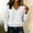 A05-White, variant on ZORYEVY Women's Sweatshirt Casual Lightweight Fall Pullover Sweatshirts for Women Loose Fit Long Sleeve Solid V Neck Tops