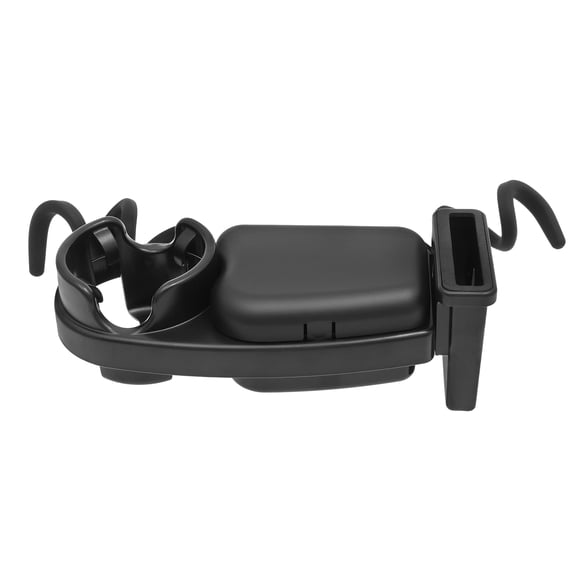 3 in 1 Plastic Baby Stroller Snack Tray Detachable Wear Resistant Stroller Cup Snack Holder for Travel Shopping Going Out