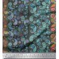 thumbnail image 1 of Soimoi Rayon Fabric Stripe,Floral & Paisley Print Fabric by Yard 56 Inch Wide, 1 of 1
