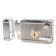 thumbnail image 2 of Cerradura de puerta exterior Jadeshay mecánica antirrobo Acero inoxidable Plata, 2 of 8