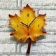 thumbnail image 3 of Reloj de pared moderno Sunnimix Hoja de arce 30 cm, 3 of 8