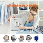 KFFKFF Sewing Machines, 38 Built-in Stitches Mini Portable Sewing Machine with Dual Speed, Reverse Sewing, Wide Table, Light, Easy to Use