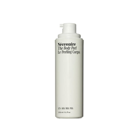 Nécessaire The Body Peel. Resurfacing Serum for KP, Ingrowns, Strawberry Skin and Discoloration. 10% AHA, 1% BHA, 1% PHA, Peeling Peptide. Dermato