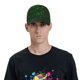 thumbnail image 4 of Fotbe Green Sparkling Gorro Clásico de Béisbol, Gorra Ajustable con Broche Snapback, Gorro de Exterior de Algodón Suave, 4 of 6
