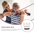 thumbnail image 3 of KAKOWELY Metal Violin Practice Mute Durable Violin Volume Control Violinists Easy To Carry, 3 of 8