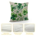 thumbnail image 4 of COMIO St. Patricks Day Pillow Covers Clovers Decorative Throw Pillows Decoration Holiday Party Green Cushion Case for Home Couch Sofa, 4 of 5