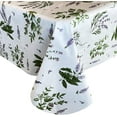 thumbnail image 3 of Newbridge Herb Garden Floral Kitchen Design Flannel Backed Vinyl Tablecloth, 52” x 70” Oblong/Rectangle, 3 of 4