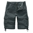 thumbnail image 1 of Men's Cargo Shorts Cotton Relaxed Fit with 6-Pockets Work Short,Gray 34, 1 of 3