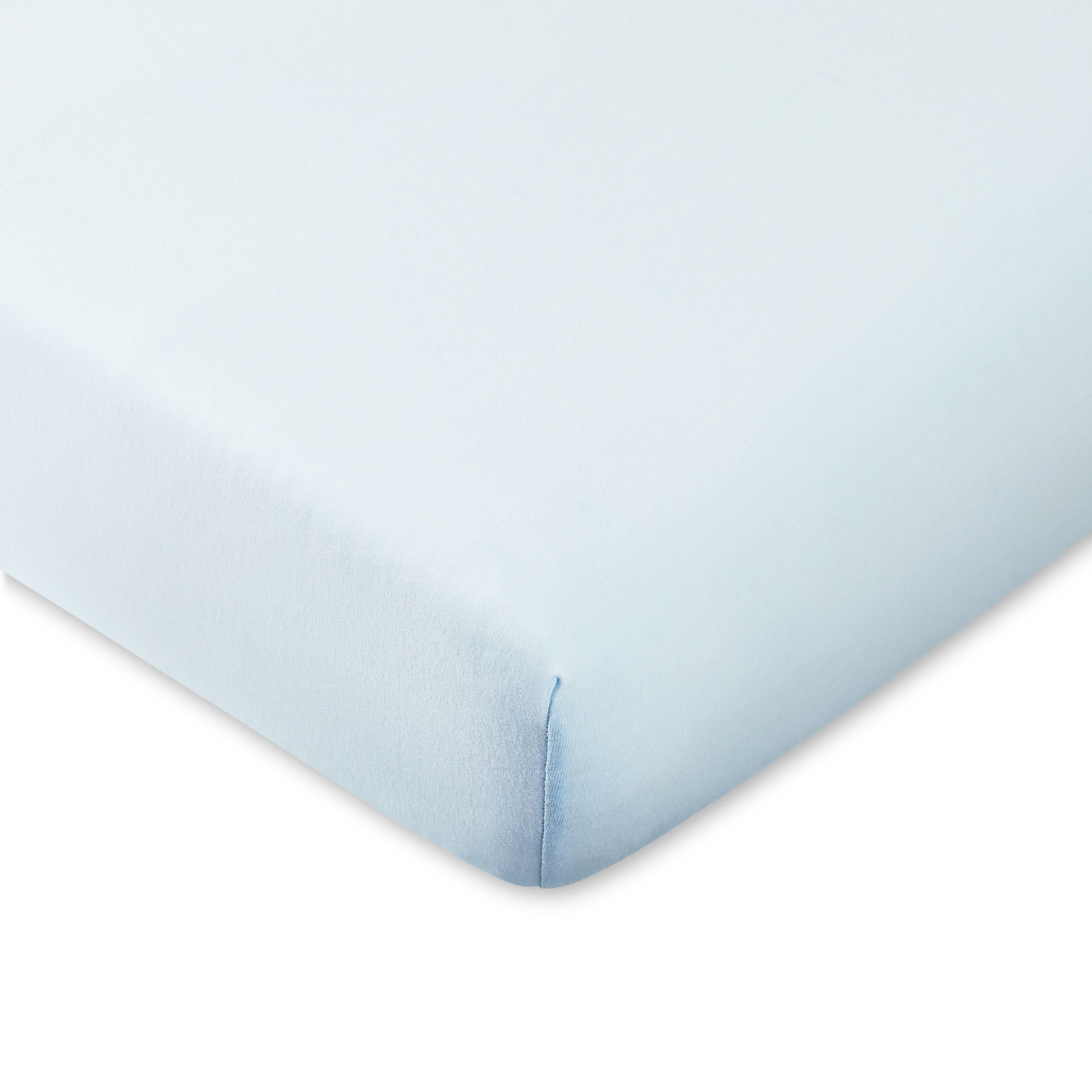 (3 pack) Parent's Choice 100% Cotton Infant Crib Fitted Sheet, Blue