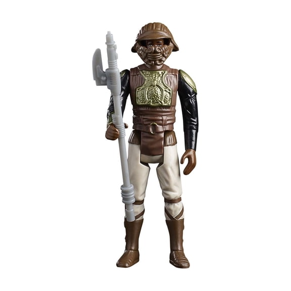 STAR WARS Retro Collection Lando Calrissian (Skiff Guard), Return of The Jedi 3.75-Inch Collectible Action Figures, Ages 4 and Up (F7277)