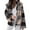 Black, variant on GZEFJRQM Zip Up Hoodie Women Winter Flannel Warm Coats Fashion Zip Up Plaid Printed Jackets Plus Size Comfy Long Sleeve Outwears Zip Up Sweatshirt Women Black