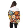 thumbnail image 4 of FORMRS Womens Scarf Winter Soft Long Big Warm Shawls Wrap Tassel Scarves, Blooming Flowers, 4 of 9