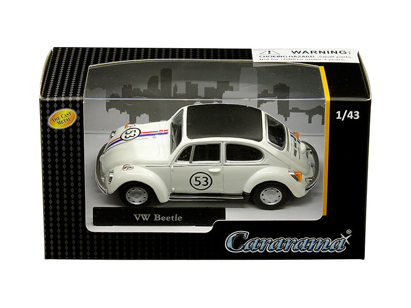 DIECAST MODEL COLLECTABLE BUILD YOUR OWN WHITE BEETLE 1:38 SCALE