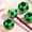 Green, variant on Cute Soccer Ball Shape Pencil Sharpener Small Manual Handheld Sharpener for Students Portable Single Hole Compact School Supplies