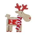 thumbnail image 1 of Christmas Decorations Three Dimensional Calendar Wooden Ornaments Countdown, 1 of 6