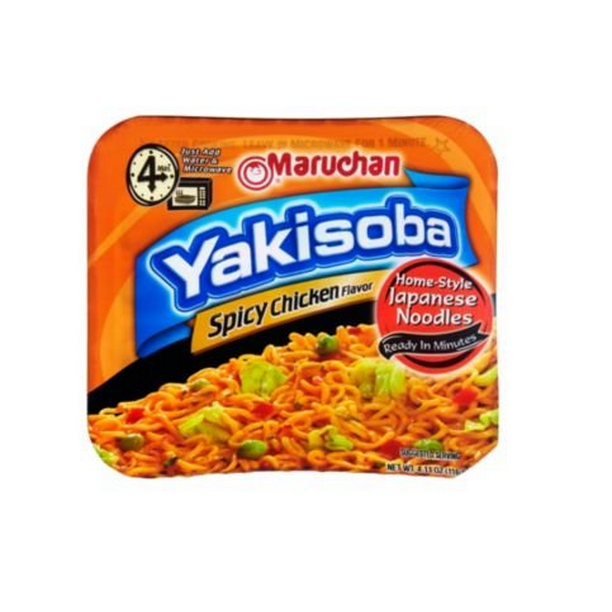 Maruchan, Yakisoba, Spicy Chicken Noodles (PACK OF 16)