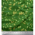 thumbnail image 1 of Soimoi Green Poly Georgette Fabric Clover Floral Print Sewing Fabric Yard 52 Inch Wide, 1 of 3