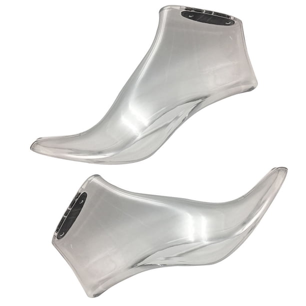 unbranded 1Par Exhibidor Transparente De Zapatos Para De Acrílico Resistente Y
