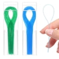 thumbnail image 1 of Enhebrador de hilo dental, 200 piezas, para aparatos ortopédicos, puentes e implantes, 1 of 7