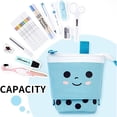 thumbnail image 5 of Cute Pencil Case Standing Pen Holder Telescopic Makeup Pouch Pop Up Cosmetics Bag, 5 of 5
