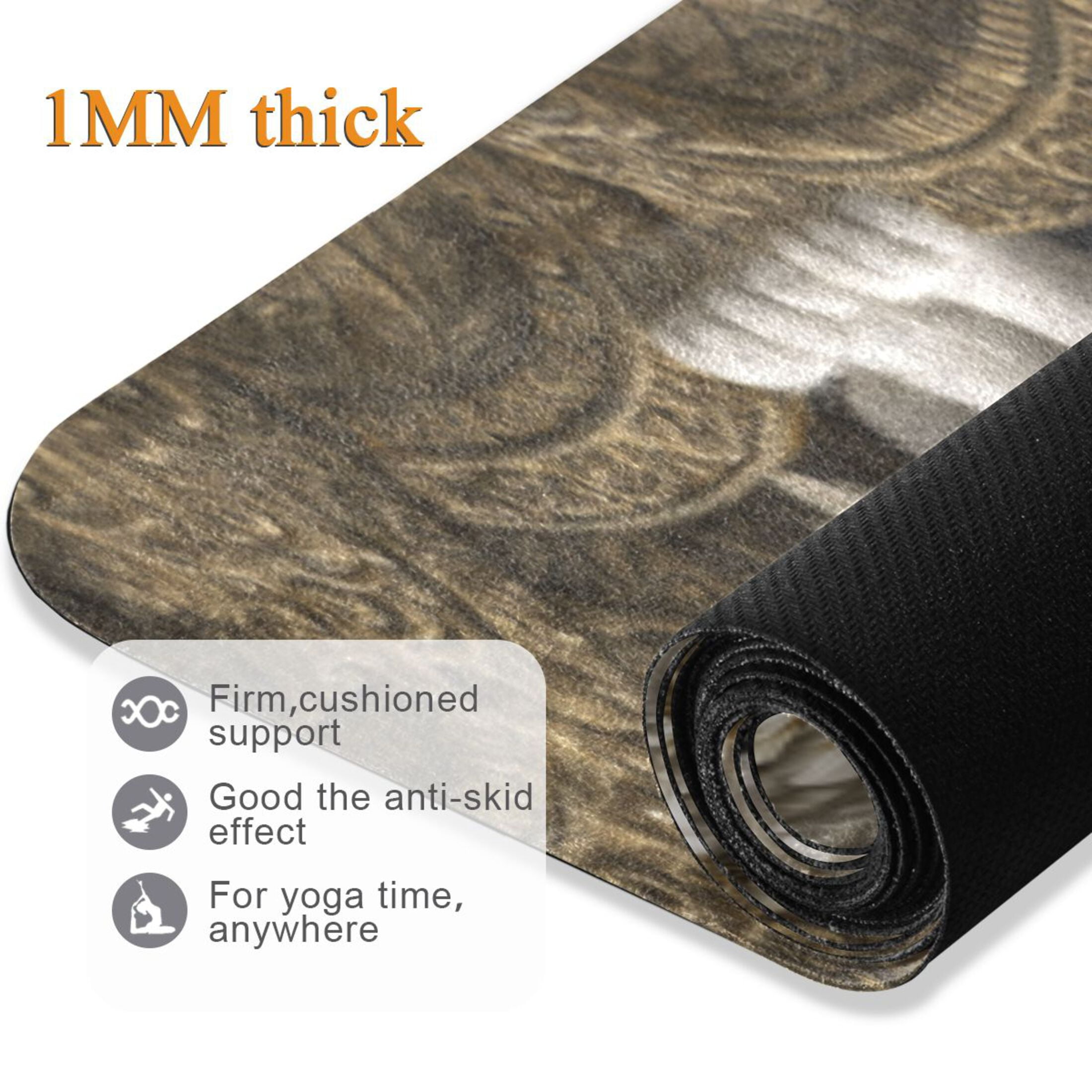 BZSMCE Yoga Mat Women Fitness Mat Guardian Of Grace Pattern