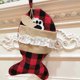 thumbnail image 5 of Bolsas de mano reutilizables con estampado de cuadros clásicos de mascotas y medias de caramelos navideños, 5 of 8