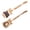 Natural, variant on Island Bamboo Pakkawood Guitar Spoon and Spatula, Set of 2, Natural