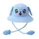 thumbnail image 2 of Sombrero con visera de orejas de conejo y protección solar para viajes y fiestas. Azul, 2 of 9