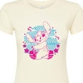 thumbnail image 3 of Disney - Lilo & Stitch - Stitch Haze - Juniors Fitted Graphic T-Shirt, 3 of 5