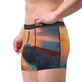thumbnail image 2 of Naloa Lighthouse At Sunset Coast Mens Underwear - Boxers for Men, Mens Boxer Briefs, Classic Briefs for Men-Small, 2 of 5