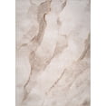 thumbnail image 4 of Bloom Rugs Washable Non-Slip 9x12 Rug - Ivory / Gold Modern Abstract Area Rug for Living Room, Bedroom, Dining Room, and Kitchen - Exact size: 9' x 12', 4 of 10
