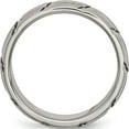 thumbnail image 2 of Titanium Brushed And Polished 8mm Band (Size 9) Made In China tb269-9, 2 of 5