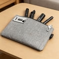 thumbnail image 5 of Money Bag with Lock,13.5x8.26 Inches Travel Safe Lockable Bank Bag with Zipper,Storage Cash Bags for Store Cash Jewelry Passport Medicine Credit Cards and Valuables,Grey, 5 of 5