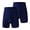 Blue, variant on 2PC Mens Shapewear Shorts Tummy Control High Waist Shaper Panties Belly Slimming Underwear Compression Girdle Shorts