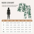thumbnail image 3 of Rateoe Palm Branch With Leaves Pattern Womens Pajamas Set Long Sleeve Sleepwear Button Down Nightwear Soft Cotton Pj Lounge Sets, 3 of 9
