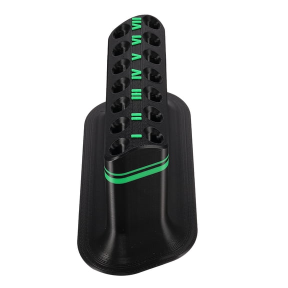 BESTYASH Black Vertical Arrow Organizer Rack for Storage, Display Stand, and Professional Accessories Holder