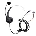thumbnail image 3 of auriculares monoaurales rj11 manos libres centro de llamadas teléfono con cable auriculares monoaural negro negro un Fanmusic auriculares monoaurales, 3 of 6