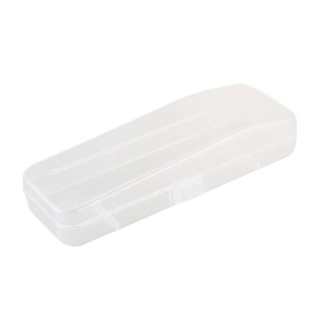 

1 Pcs Travel Double Edge Storage Box Men Case Accessories Transparent Holder Storage Travel Plastic Case