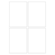 Hello Hobby Art Stencil Blanks, 7 x 10, 4 Sheets
